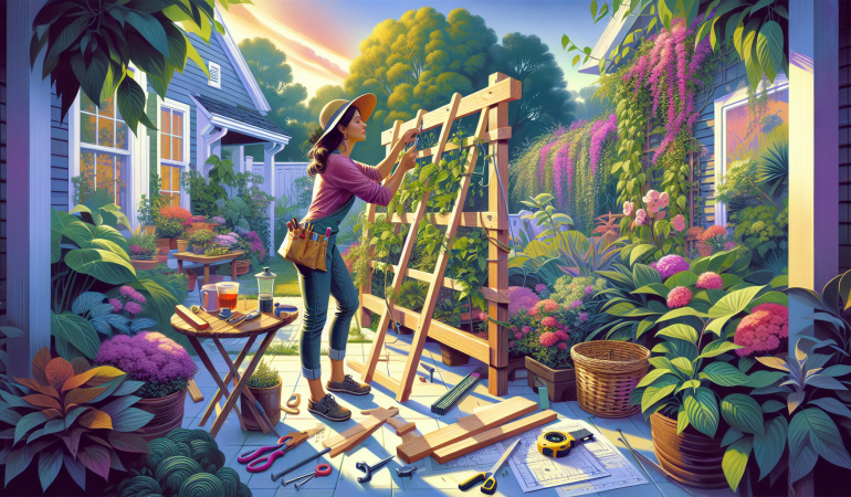 Building a Garden Trellis: DIY Guide