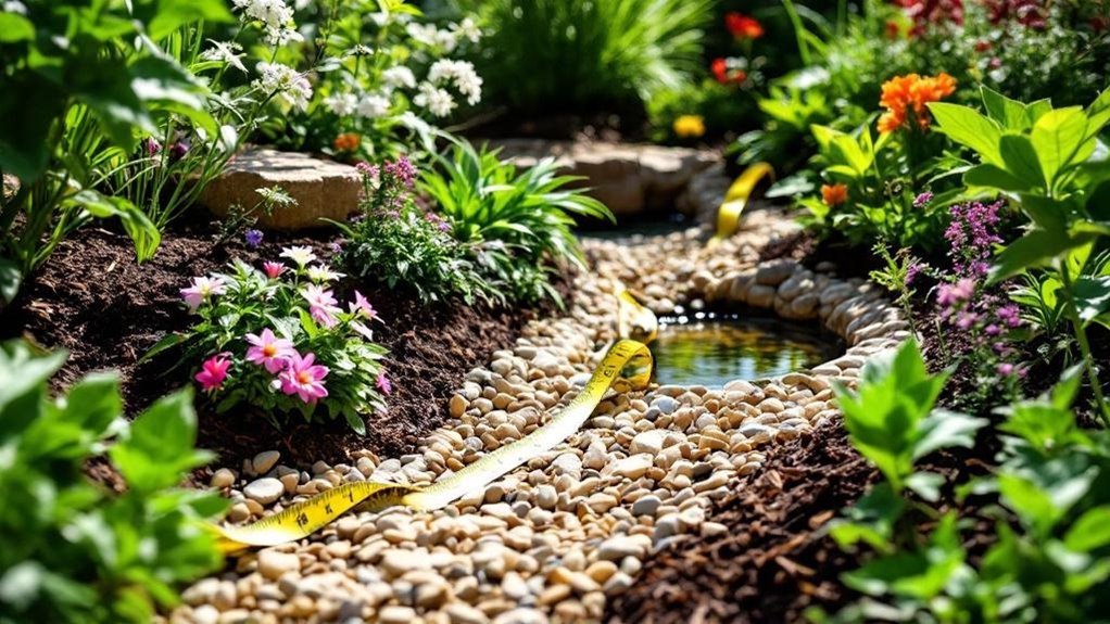 calculate rain garden size