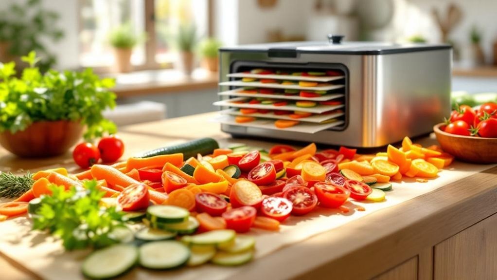 dehydrate vegetables for preservation