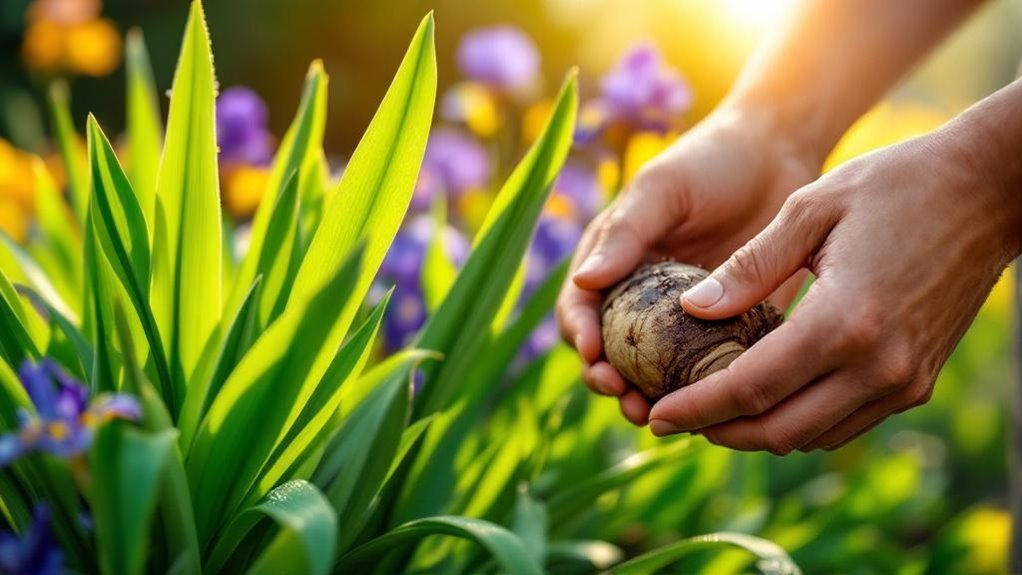 divide and replant irises
