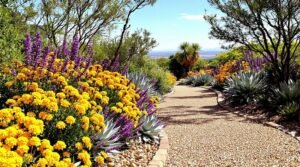drought resistant xeriscaping flowers
