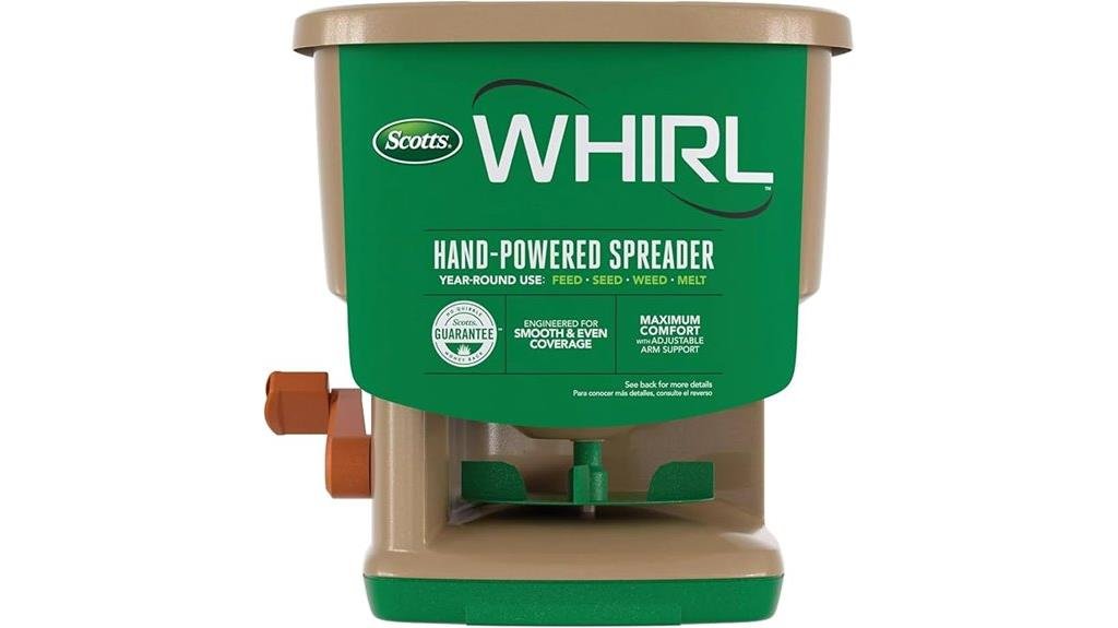 Scotts Whirl Hand-Powered Spreader Review