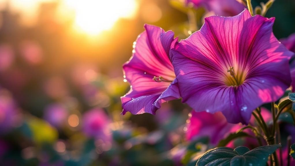 evening garden fragrant blooms