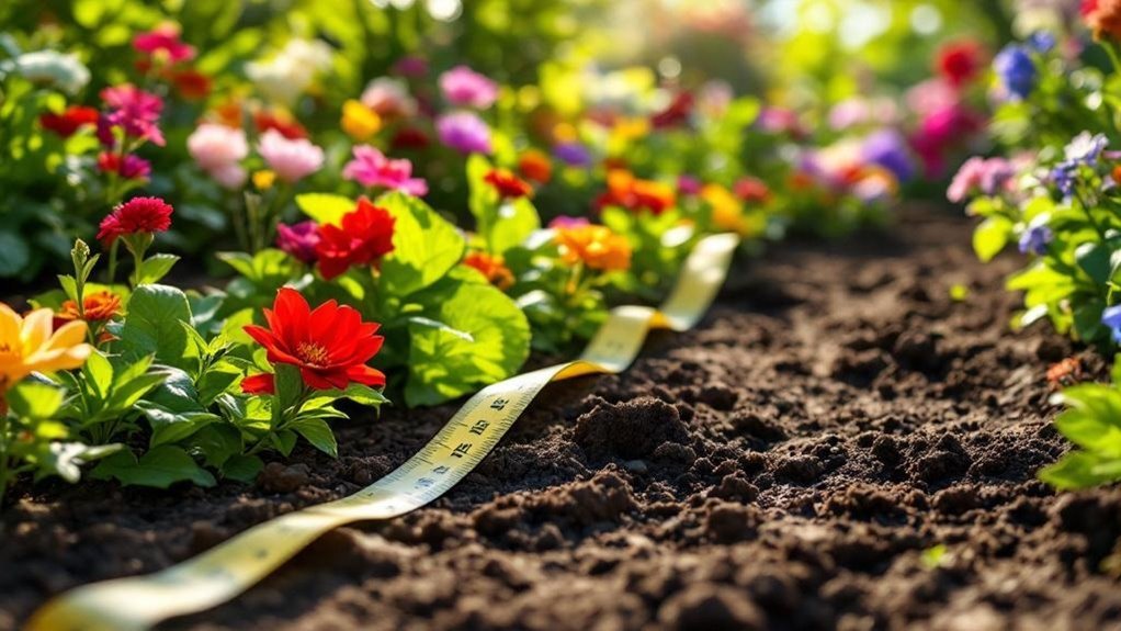 garden layout and spacing