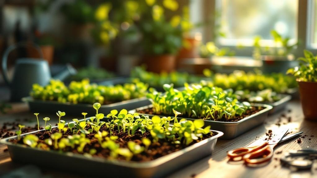 grow microgreens at home