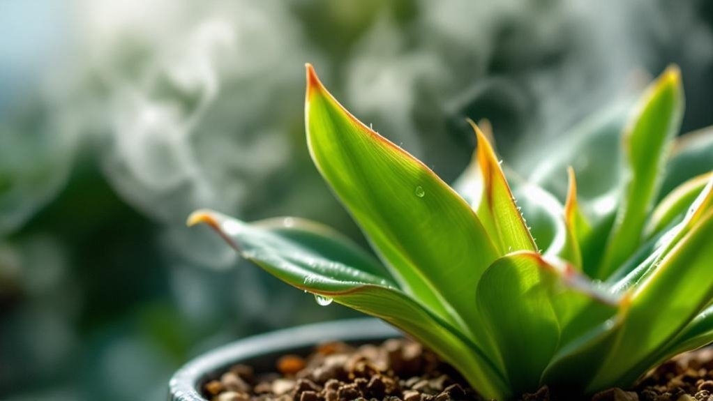 healthy watering and humidity