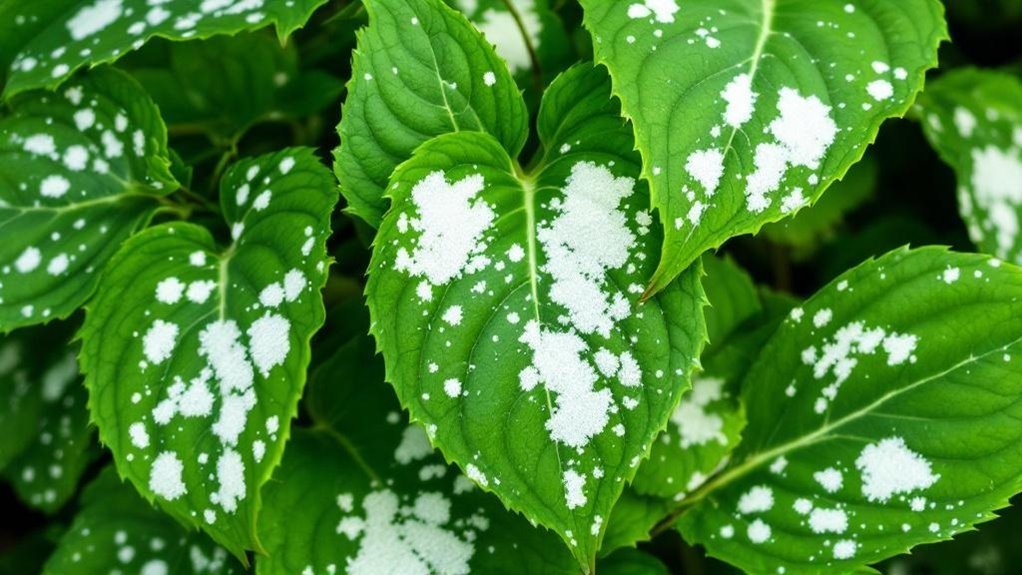 insect damage causes white spots
