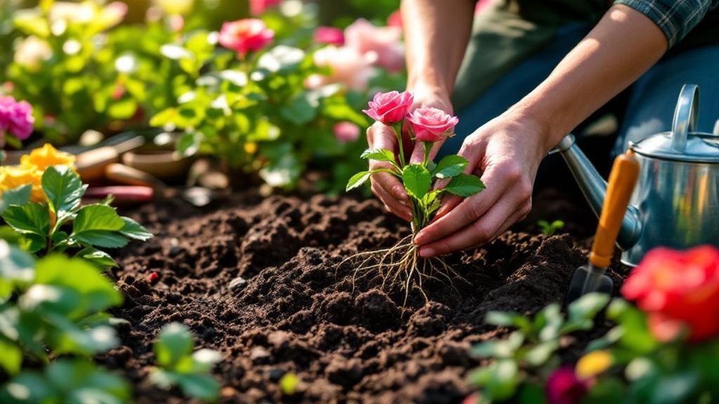 planting roses effectively