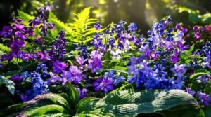 shade tolerant garden blooms