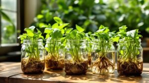 successful plant cutting propagation