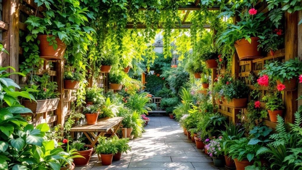 vertical gardening maximizes space