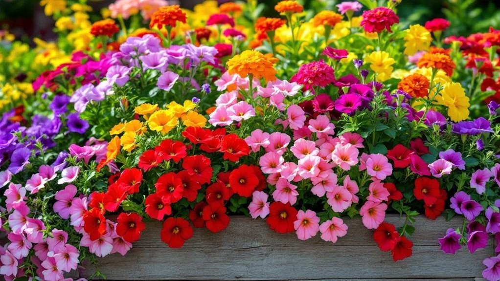 vibrant annuals color combinations