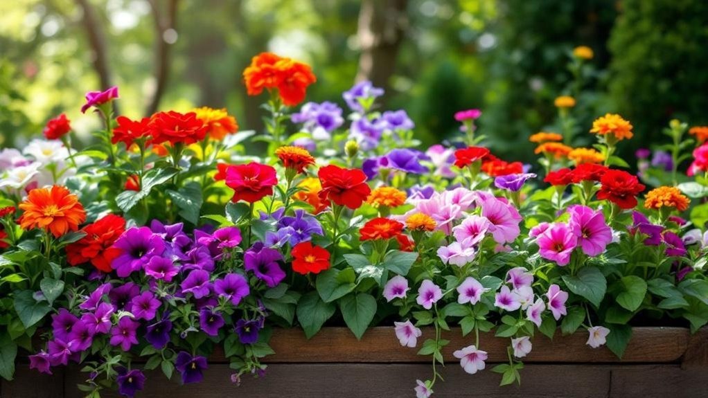 vibrant annuals for shade
