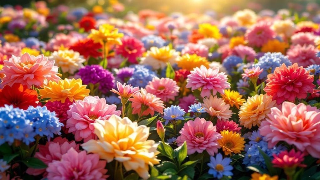 vibrant garden color schemes