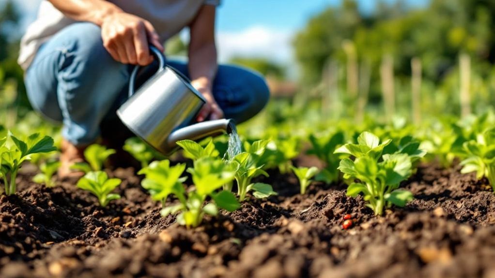watering mulching pest control