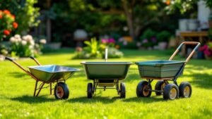 wheelbarrow versus garden cart