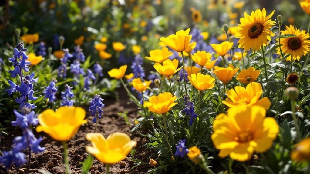 wildflowers for sunlight conditions