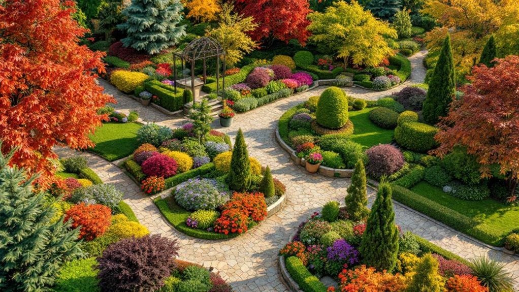 year round garden structure design